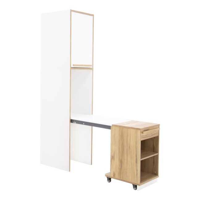 S ROOM rasomasis stalas transformeris su spintele