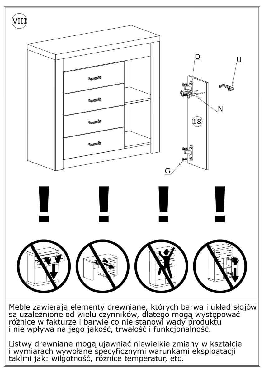 INDI I komoda tamsus uosis