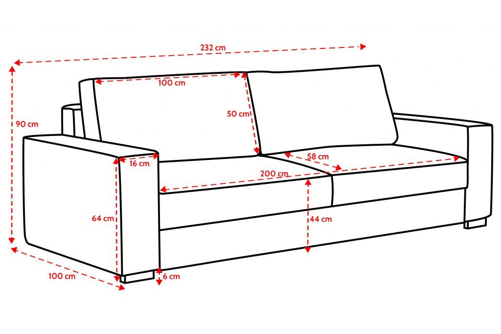 VAKARE sofa lova Solar